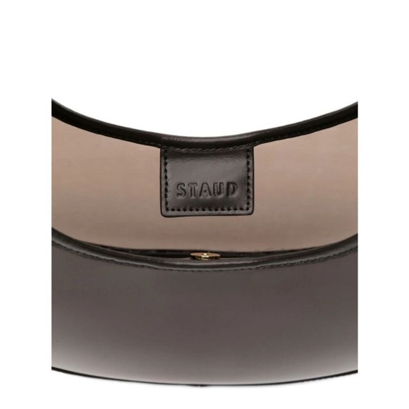 STAUD Moon Bag in Espresso PVC - Picture 4 of 9